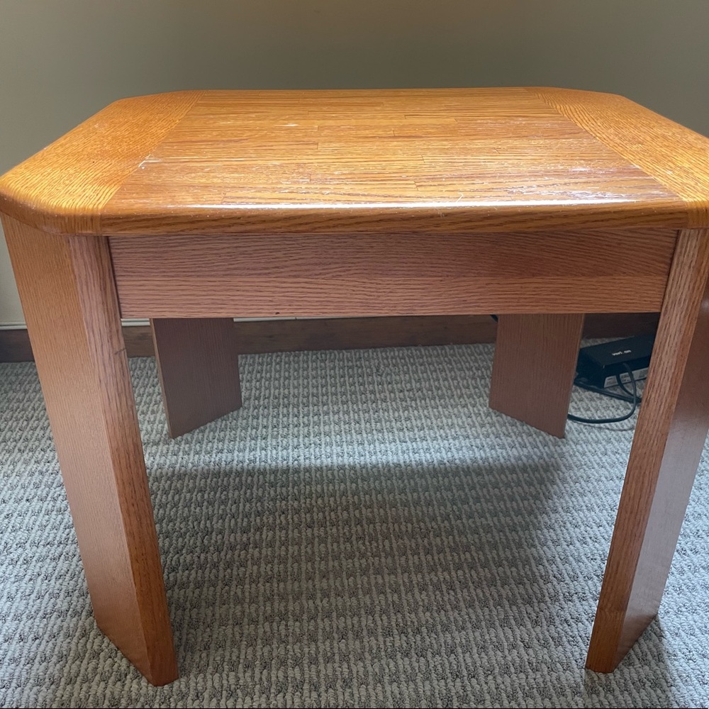 Wooden end table. FOR LOCAL SALE ONLY